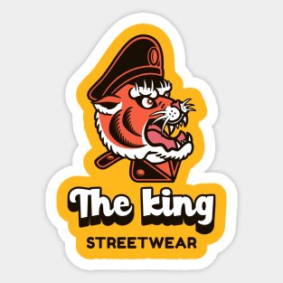 The King streewear Sticker